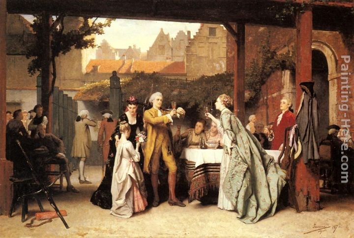 Auguste Serrure Toasting the Winner